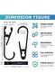 4 hooks clips towels clothes bathrooms kitchens offices plastic closets black perfect socks boots bras Made suitable - 5
