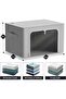 100L Clothes Storage Bag, 2 Pack Foldable Bag Organizer, Large Capacity Storage Bins with Durable Ha - 5
