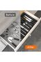 Expandable Silverware Drawer Organizer, Adjustable Kitchen Flatware Organizer with Removable Divider - 7