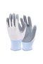 Nitrile Coated Work Gloves, White and Grey, Comfortable Fit, High Dexterity, Abrasion and Tear Resistant, Low Lint, Industrial Safety Gloves