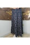 Elastic Waist 3-Layer Ruffle Viscose Fabric Skirt, Mevlana Long Cotton Skirt, Size 38-44 - 3