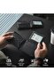 Men's Wallet Genuine Leather RFID Blocking Bi-fold Wallets with Double ID Window Everyday Car - 3