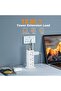 وصلة تمديد كهربائية بطول 5 متر مع منافذ USB-C، مقبس تمديد بـ 12 منفذ و3 منافذ USB، متعدد الاستخدامات - 2