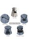 Magnetic Curtain Tiebacks 1 Pair Curtain Straps Strong Magnetic Curtain Holder Buckle hooks for Home Sheer Blackout Drapes Blind Curtains Decorations Accessories سِتَارَة - 3