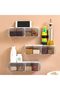 DIKOCO 4 Grids Seasoning Box, Moistureproof Seasoning Organizer Wall Mounted, Space-Saving Rack for - 2