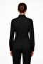 Women's Slim Fit Slim Fit Long Sleeve Basic Shirt 3528100-Black - 3528100 - 4