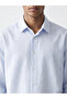 Lcw Vision Blue Regular Fit Striped Men's Shirt - 3