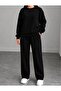 Women's Tube Neck Bicycle Collar Bottom/Upper Track Suit Set
