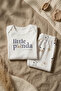Little Panda Living 100% Cotton Long Sleeve Baby Bodysuit and Panda Patterned Pants 2-Piece Set - Ecru & - 6