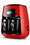 Fully Automatic 2-Cup Drip Coffee Maker with Steam Function, Compact Tea & Coffee Machine for Home & Office