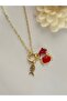 Paperclip chain fish coral crab charm necklace trend necklace - 4
