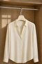 Coat Clothes Hanger 10 Pcs Cream Color 39 cm Wide Shoulder Premium Thick Hanger Wide Sturdy Hook - 3