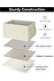 Large Capacity Wardrobe Clothes Organiser, Thickened Non-woven Closet Storage Box, Foldable Clothes - 5