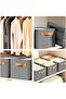 Large Capacity Wardrobe Clothes Organiser, Thickened Non-woven Closet Storage Box, Foldable Clothes - 7