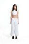 White Linen Palazzo Trousers 19232 - 4