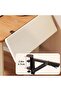 Foldable Desk Extension Clamp-On Keyboard Tray & Armrest Support, Heavy-Duty Steel Frame Space-Savin - 7