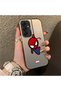 Samsung Galaxy A16 Compatible Silicone Edge Hard Back Case Couple Phone Case Spider Man Patterned - 3