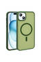 iPhone 14 Case Magsafe Supported Camera Raised Silicone Matte Anti-Fingerprint - 2