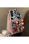 Samsung Galaxy S21 Fe Compatible Marvel Patterned Silicone Edge Hard Back Case Couple Phone Case - 3