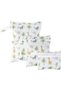 Storage bags - Reusable wet wipes bags - Waterproof bags for swimwear and sportswear - 3 sizes - 3-pack