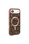 iPhone 17 Air Case Glittery Diamond Stone Magsafe Camera Raised Silicone - 4