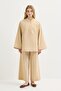 Britli Oversize Tunic Trousers Set Camel Hair - 2