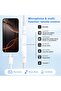 URBANNX Type C Headphones, Wired Earphones Type C with Microphone and Volume Control, In-Ear Earbuds - 3