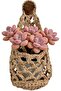 Macrame Plant Hanger Boho Macrame Space Saving Storage | Plant Pot Hanger Boho Wall Decor for Home B
