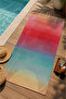 Sunset Gradient Striped Patterned 70X150 Beach Towel - Digital Printed Fade-Resistant Bath Towel - 3