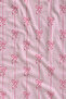 Pink Striped Mini Bow Patterned 70X150 Beach Towel - Cotton Bath Towel - 2