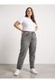 Girls / Women's Plus Size High Waist Relaxed Fit Laser Ripped Detailed Jean Pants - 2