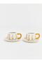 Pumpkin Printed Porcelain Coffee Cup Set for 2 People (W6) - 3
