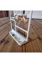 Multi-Purpose White Jewelry Organizer - Earring, Necklace, and Ring Stand (200X183X4Mm) - 3