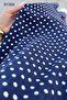 Madonna Collar Polka Dot Viscose Dress 6Y368 - 4