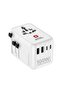 SM Intl Travel Adapter; 100W GAN; Inbuilt Cable; 150 Countries; White - 2