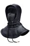 Men's fleece balaclava black windproof neck warmer ski/cycling.