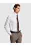 White Slim Fit Long Sleeve Basic Shirt 50328765-Vr013 - 3