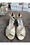 "Sand Clock" 7-Strap Handmade Latin, Tango, Dance, and Ballroom Shoes 5.5 cm 7 Pont Goblet Heel Model - 2