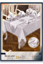 Elegant Linen Cream-Silver 12-Person 26-Piece 160 × 220 cm Premium Tableware Set - 5