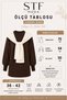 Women's Coffee-Colored Knitted Sweater with Shoulder Straps, Oversized Crew Neck - 7