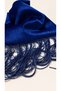 Midnight Blue Velvet Knot Bag - 3