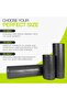 ProsourceFit High Density Foam Rollers 12 - inches long, Firm Full Body Athletic Massage Tool for Ba - 4