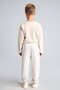 School Elastic Waistband Detailed Sweatpants for Boys H6814A826Au - 5