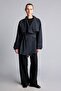 Wide Collar Belted Regular Fit Woven Trench Coat I0266Ax26Au - 2