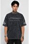Unisex Oversize Fear Inoculum Back and Sleeve Printed Washable Rock Band T-Shirt - 3