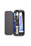 Travel Toothbrush and Toothpaste Carrying Case with Lid |   Compartmentalized Travel Organizer | - 3