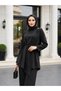 Asymmetrical Cut Tunic Stylish Design Trouser Suit Outfit - 2
