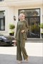 Asymmetrical Cut Tunic Stylish Design Trouser Suit Outfit