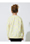 Teen Girls Oversized All Over Print Sweatshirt - 5