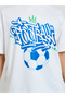 Teen Boys Oversized Graphic Print Football T-Shirt - 4